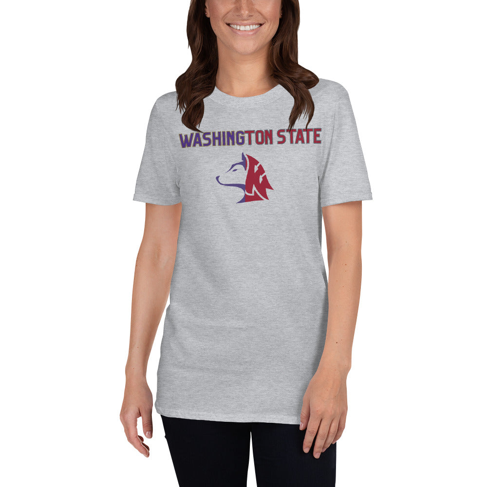 UW Husky/WSU Cougar Morph Tee | Washington State Rivalry | House Divided