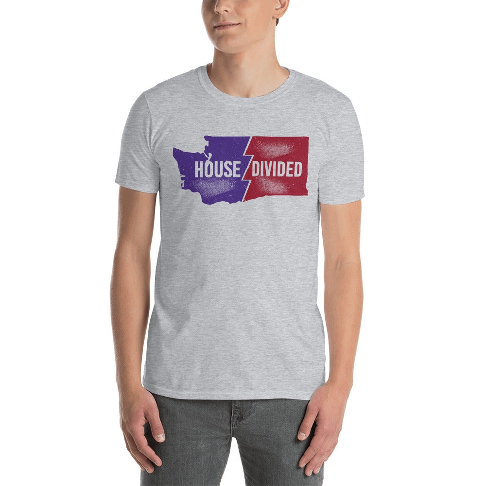 Washington State "House Divided" Tee | UW vs WSU Rivalry | Huskies vs Cougars | Apple Cup