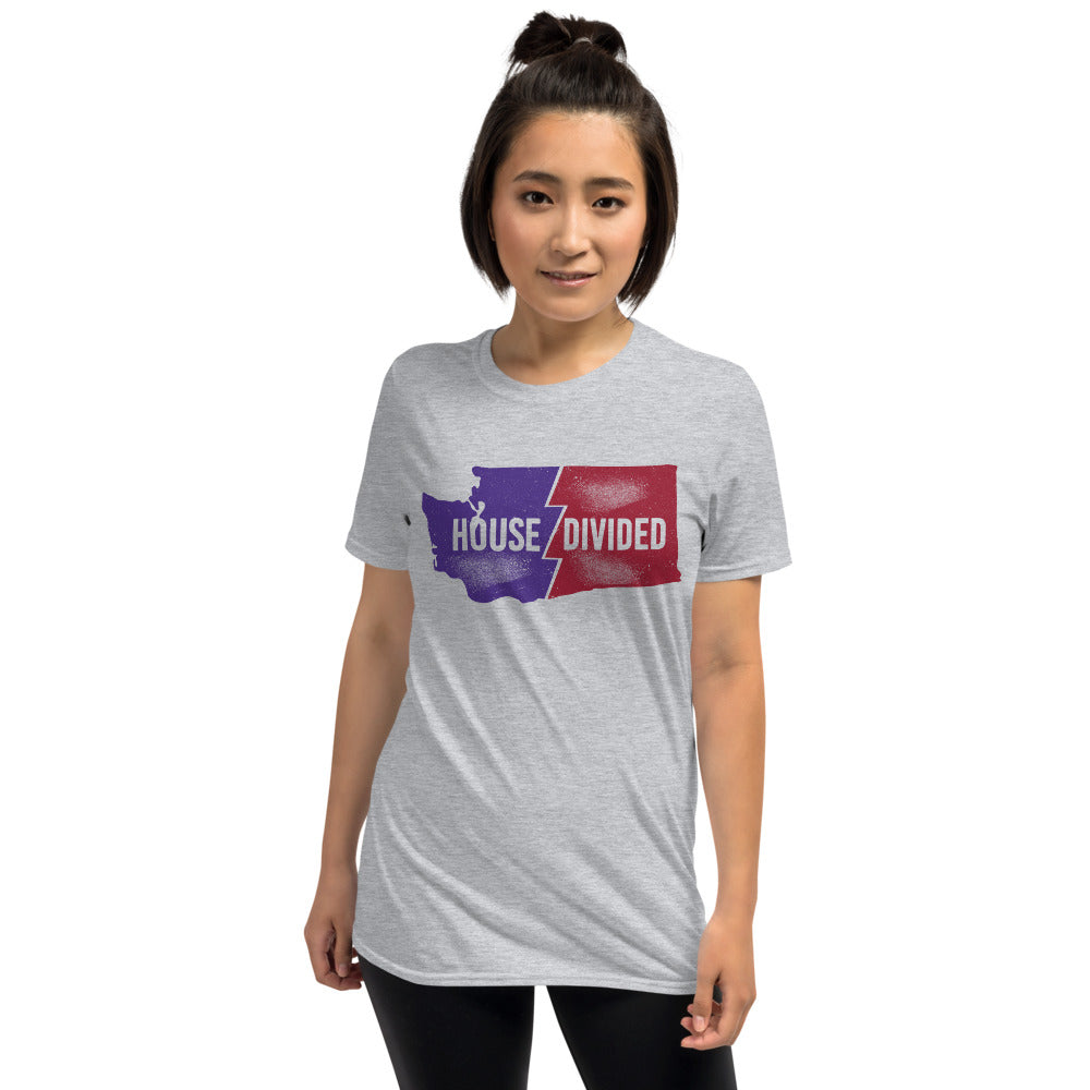 Washington State "House Divided" Tee | UW vs WSU Rivalry | Huskies vs Cougars | Apple Cup